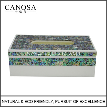Good Quality Paua Shell Rectangle Tissue Boxes
